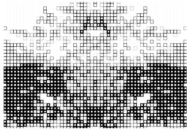 Siyah geometrik şekilli grunge arkaplanı