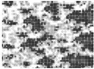 Yarım tonluk noktalı desen. Soyut geometrik noktalı arkaplan. Kartpostallar ve ambalajlar için grunge kaplamasının beyaz arkaplanındaki doku. Tek renkli tasarım. vektör illüstrasyonu