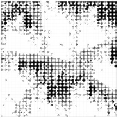 Yarım tonluk noktalı desen. Soyut geometrik noktalı arkaplan. Kartpostallar ve ambalajlar için grunge kaplamasının beyaz arkaplanındaki doku. Tek renkli tasarım. vektör illüstrasyonu