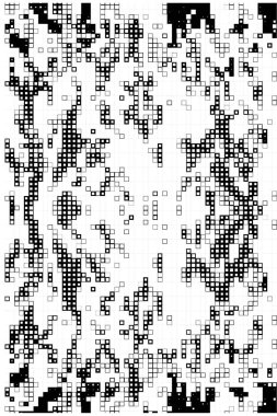 Yarım tonluk noktalı desen. Soyut geometrik noktalı arkaplan. Kartpostallar ve ambalajlar için grunge kaplamasının beyaz arkaplanındaki doku. Tek renkli tasarım. vektör illüstrasyonu