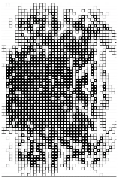 Grungy Template Ασπρόμαυρα Τετράγωνα Αφηρημένο Φόντο Για Αντιγραφή Χώρου — Διανυσματικό Αρχείο