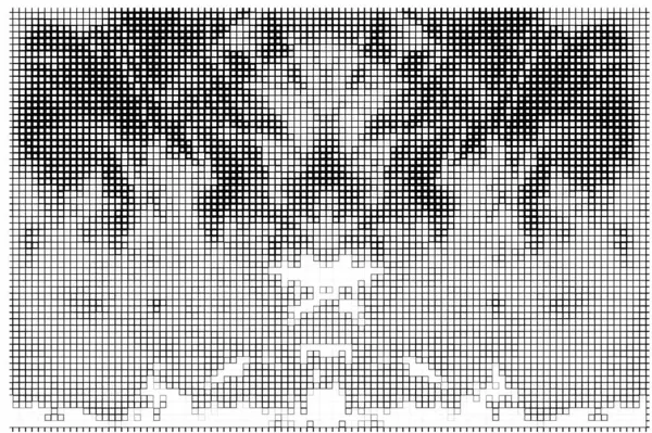 Abstracte Achtergrond Monochrome Textuur Zwart Witte Lijnen Witte Achtergrond — Stockvector