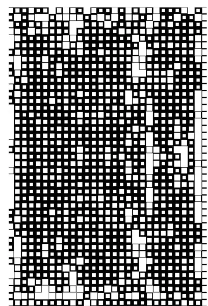 Płynny Wzór Czarno Białymi Pikselami Abstrakcyjna Mozaika Sztuki — Wektor stockowy