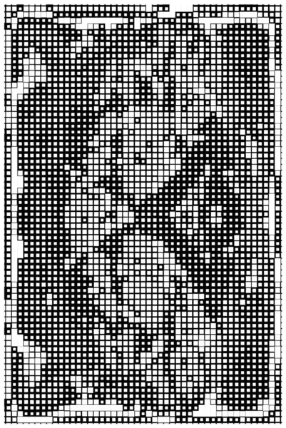 Hintergrund Mit Schwarz Weißen Pixeln Abstrakte Mosaikkunst — Stockvektor