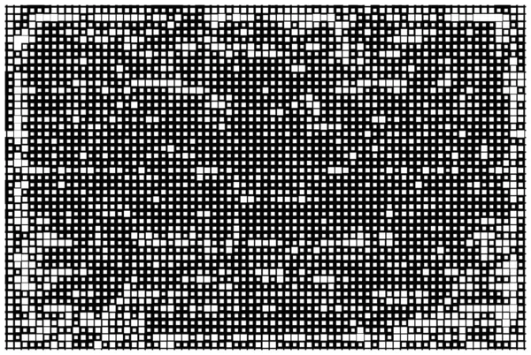 Modèle Avec Des Formes Carrées Papier Peint Avec Pixels Noirs — Image vectorielle