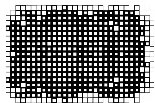 Шаблон Квадратными Формами Обои Черно Белыми Пикселями — стоковый вектор