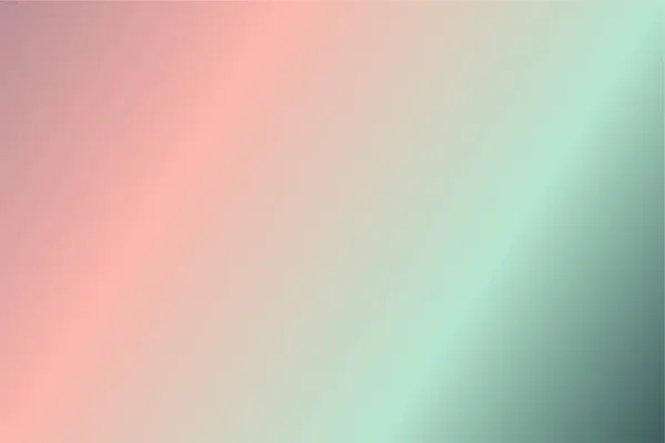 グラフィックデザイン バナー Web Mauveサーモンミントティールグリーンカラーのカラフルな抽象的なぼやけグラデーションの背景のための分割ベクターイラストテンプレート — ストックベクタ