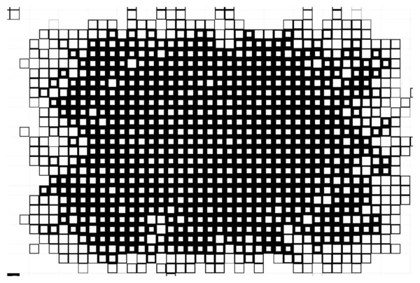 Soyut Kare Şekiller Siyah Beyaz Pikselli Duvar Kağıdı — Stok Vektör