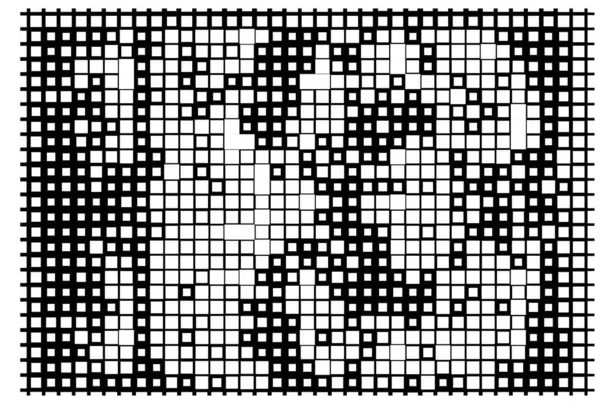 抽象的なモザイクの背景 ピクセルを使用したテンプレート — ストックベクタ