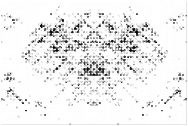 Geometrik desenli soyut bir arkaplan. siyah ve beyaz vektör 