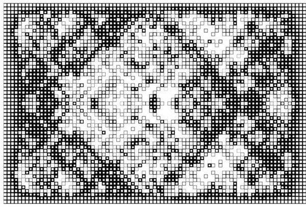 Sfondo Mosaico Astratto Modello Con Pixel — Vettoriale Stock