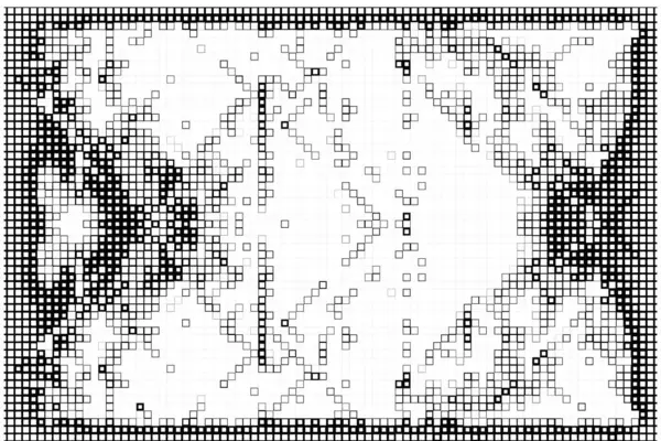 抽象的马赛克背景 带有像素的模板 — 图库矢量图片