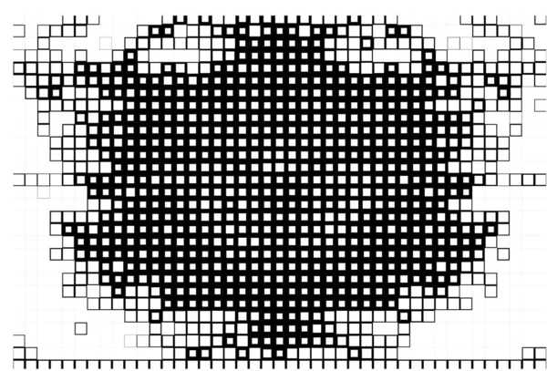 Modèle Abstrait Pour Espace Copie Papier Peint Avec Pixels Noirs — Image vectorielle