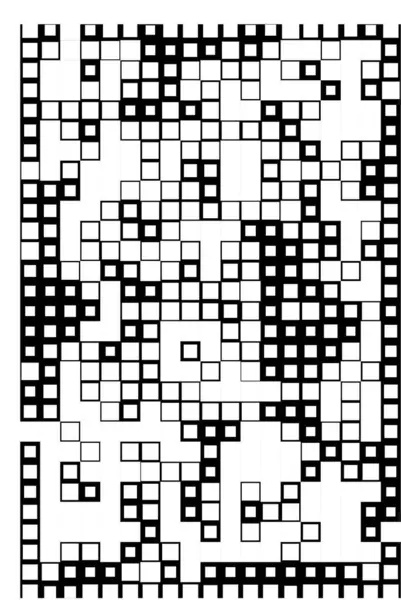 Fondo Abstracto Del Mosaico Plantilla Con Píxeles — Archivo Imágenes Vectoriales