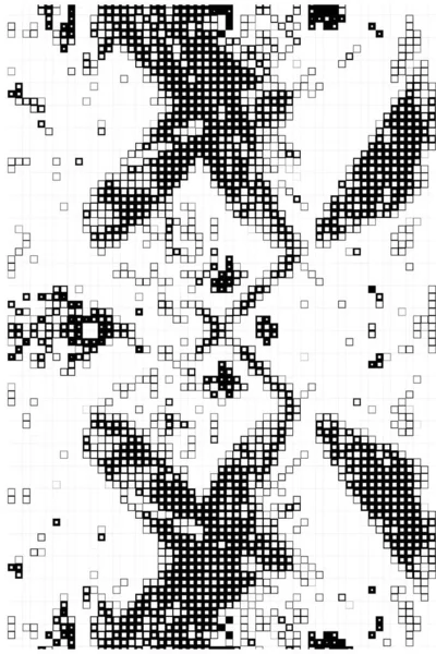 Polotónovaný Vzorec Abstraktní Geometrické Tečkované Pozadí Textura Bílém Pozadí Grunge — Stockový vektor