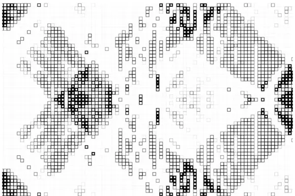 Напівтонний Пунктирний Візерунок Абстрактний Геометричний Плямистий Фон Текстура Білому Тлі — стоковий вектор