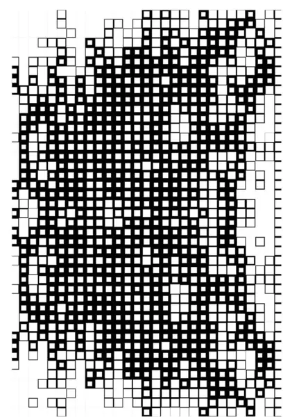 Absztrakt Sablon Másolási Hely Tapéta Fekete Fehér Pixel — Stock Vector