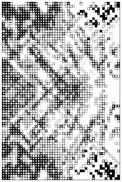 Ett Halvprickigt Mönster Abstrakt Geometrisk Streckad Bakgrund Textur Vit Bakgrund — Stock vektor