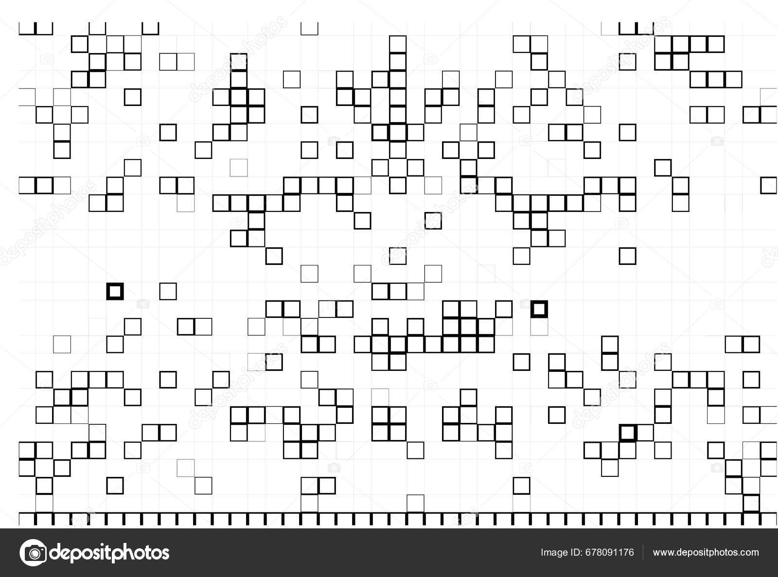 Black White Pixel Pattern Background Stock Vector by ©Toluk 678091176