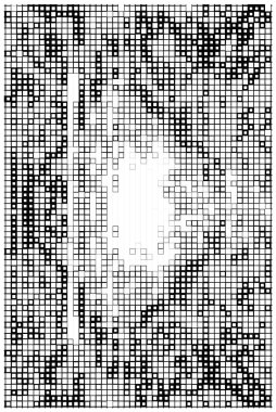 soyut siyah ve beyaz geometrik arkaplan, vektör çizimi