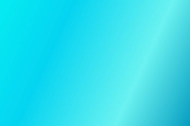 Aqua, Turkuaz, Cyan, Blue Grotto renkleriyle renkli soyut bulanık gradyan. Yumuşak bulanık arkaplan. Grafik tasarım, afiş ve web için odaklanmış vektör illüstrasyon şablonu