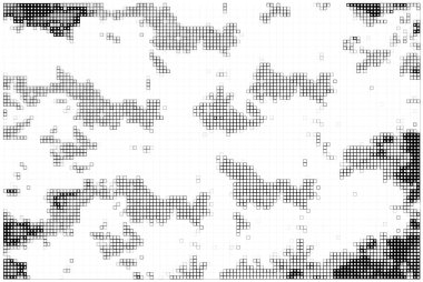 Çizgiler ve karelerle soyut siyah beyaz arkaplan, vektör illüstrasyonu