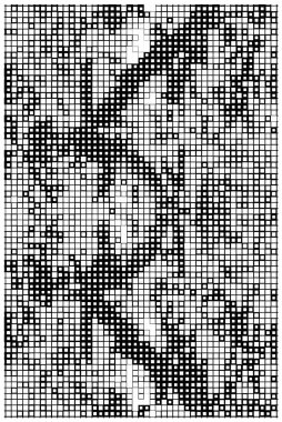 Geometrik desenli soyut bir arkaplan. siyah ve beyaz vektör 