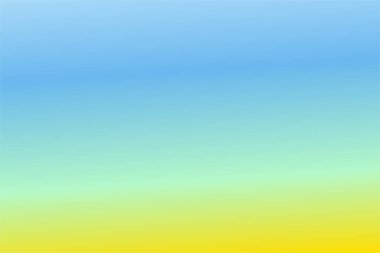 Bebek Mavisi, Turkuaz, Naneli, Altın Renkli Renkli Renkli Soyut Bulanık Gradyan. Yumuşak bulanık arkaplan. Grafik tasarım, afiş ve web için odaklanmış vektör illüstrasyon şablonu