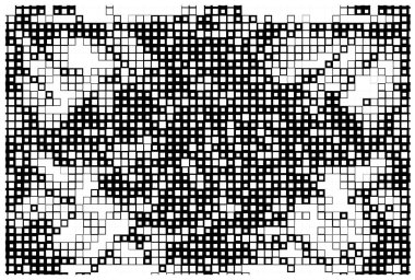 siyah ve beyaz piksel desen arkaplanı