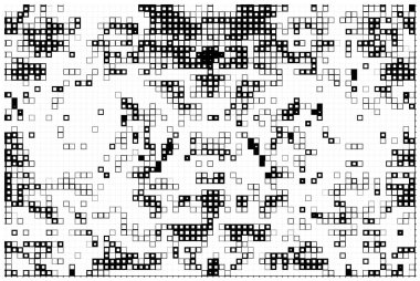 siyah ve beyaz piksel desen arkaplanı