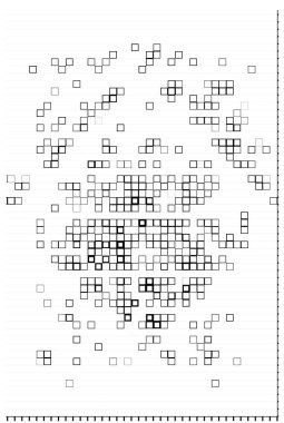 Geometrik desenli soyut bir arkaplan. siyah ve beyaz vektör 