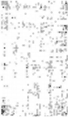 Soyut arkaplan. monokrom dokusu. beyaz arkaplanda siyah ve beyaz şekiller.