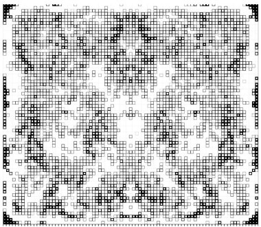 soyut geometrik siyah piksel arkaplan.