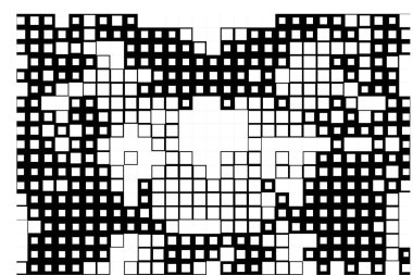 Geometrik desenli soyut bir arkaplan. siyah ve beyaz vektör 