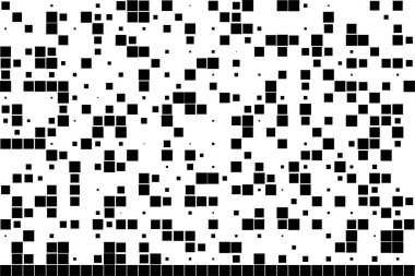 Yarım ton siyah ve beyaz geometrik desen. vektör illüstrasyonu