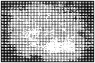 Yarım ton siyah ve beyaz geometrik desen. vektör illüstrasyonu