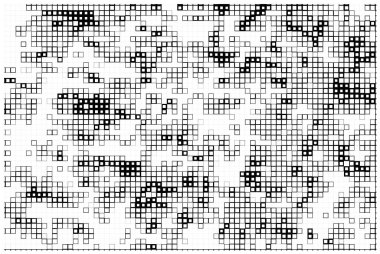 Kare tasarım elemanları. piksel arkaplanı