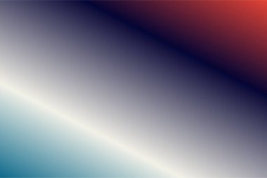 Mavi Grotto, Fildişi, Koyu Mavi, Cinnabar renkleriyle renkli soyut bulanık arkaplan. Yumuşak bulanık arkaplan. Grafik tasarım, afiş ve web için odaklanmış vektör illüstrasyon şablonu