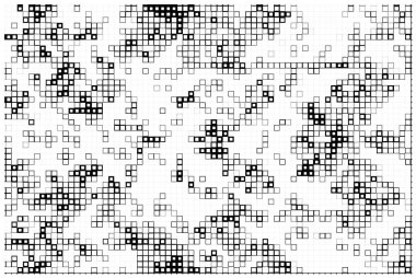 Kare tasarım elemanları. Mozaik arkaplan