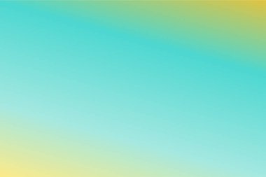 Sarı, Tiffany, Mavi Cyan ve Freesia renkleriyle soyut, bulanık bir arkaplan. Hafifçe bulanık arka plan. Grafik tasarım, afiş ve web için odaklanmış vektör illüstrasyon şablonu