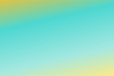 Sarı, Tiffany, Mavi Cyan ve Freesia renkleriyle soyut, bulanık bir arkaplan. Hafifçe bulanık arka plan. Grafik tasarım, afiş ve web için odaklanmış vektör illüstrasyon şablonu