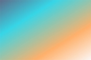 Krem Tangerine Turkuaz Mavi Gri soyut arka plan. Renkli duvar kağıdı, vektör illüstrasyonu