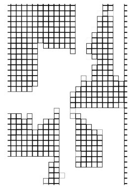piksel tasarım elementleri. Mozaik arkaplan