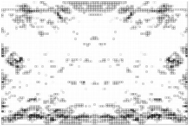 kareli dekoratif siyah beyaz arkaplan, vektör illüstrasyonu