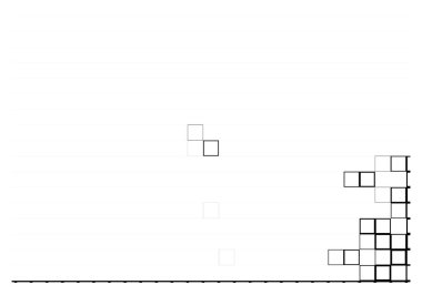 Kare tasarım elementleri. Mozaik arkaplan