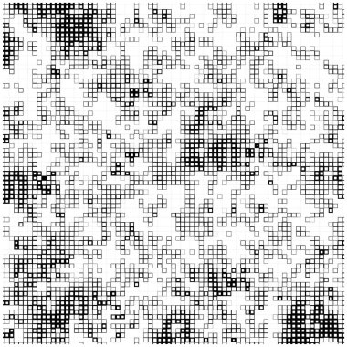 Kare tasarım elementleri. Mozaik arkaplan