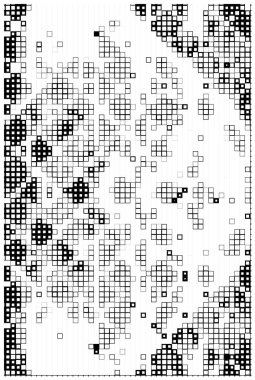 Geometrik desenli soyut bir arkaplan. siyah ve beyaz vektör 