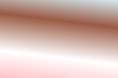 Baby Blue, Burnt Sienna, White, Rosewater renkleriyle renklendirilmiş soyut bulanık arkaplan. Yumuşak bulanık arkaplan. Grafik tasarım, afiş ve web için odaklanmış vektör illüstrasyon şablonu