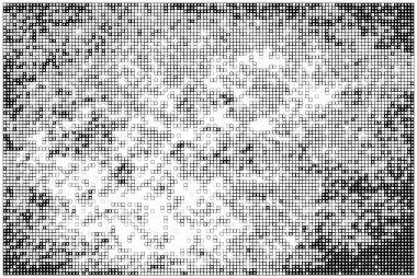 Yarı ton siyah beyaz mozaik arkaplan ve kareler.