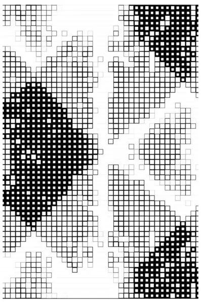 Abstrakter Hintergrund Mit Geometrischer Textur Schwarz Weißer Vektor — Stockvektor